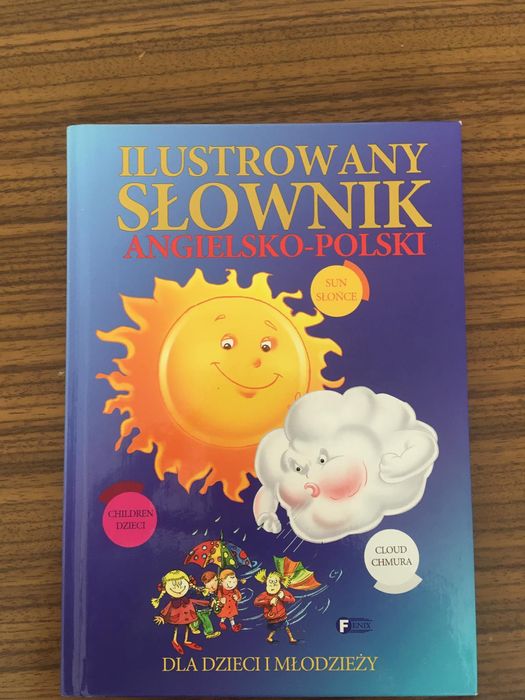 Ilustrowany słownik angielsko-polski, dla dzieci i młodzieży.