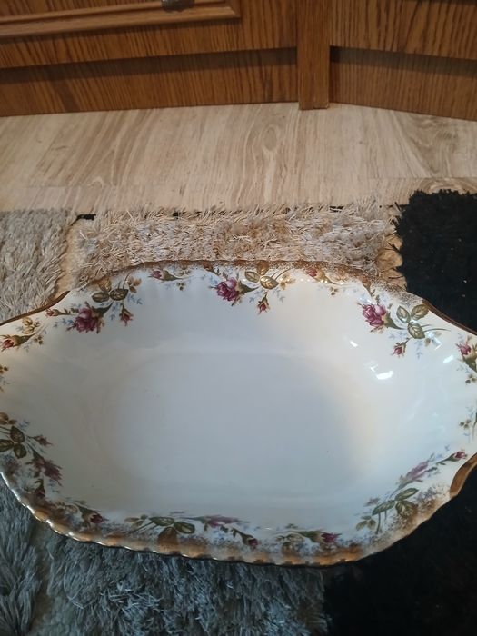 Talerze PRL z wzorem