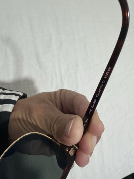 óculos de sol Ray-Ban original Clubmaster