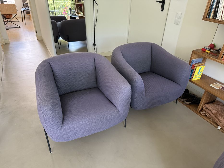 Cadeirão / poltrona / sofá de design roxo