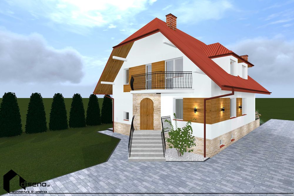 Projektowanie Elewacji Domu i Firmy | Wizualizacje Fasady 3D | Online