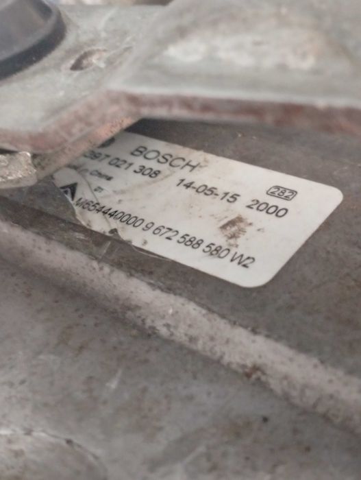 Motor limpa vidros frente esquerdo Pegoet 508