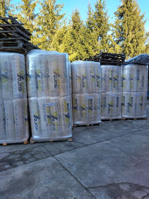 Wełna mineralna mata Eurowool M-17 Euro Mata grubość 20 cm 0,035