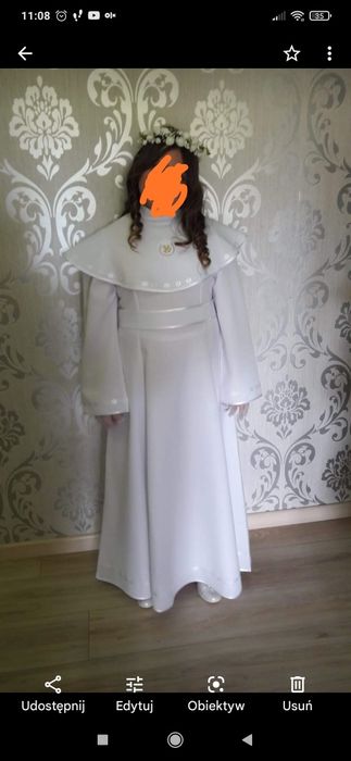 Alba komunijna biała..na  (1.30cm)