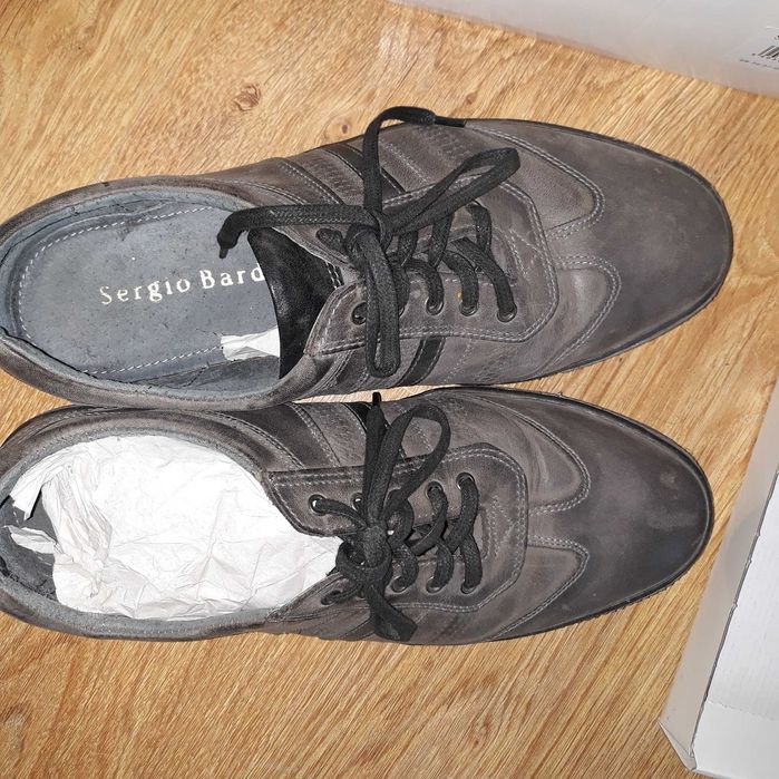 Skórzane buty Sergio Bardi męskie 42