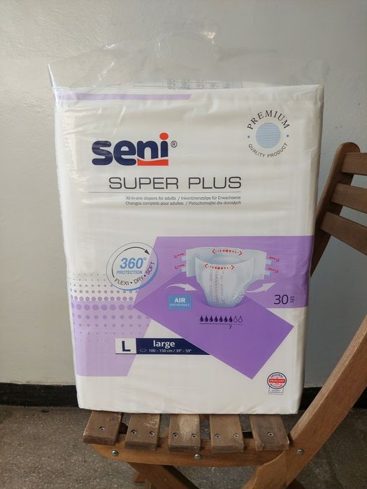 Seni superplus super plus roz. L Pieluchomajtki
