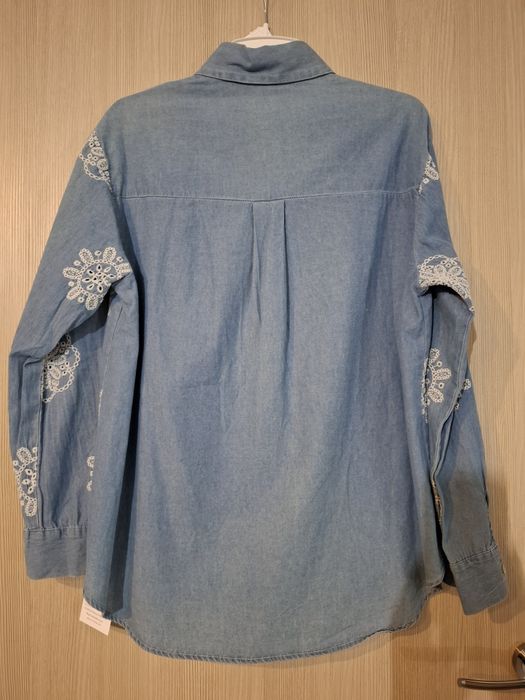 Lamiar nowa koszula a'la jeans w haftowane mandale
