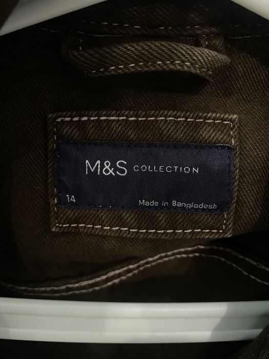 куртка джинсова  M&S коричнева.