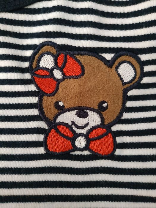 Nowa sukienka z misiem/urodziny/roczek/prezent/Barmy/r.74/80