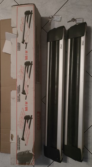 Bagażnik do przewozu nart i snowboardów SLALOM 600 z zamkami