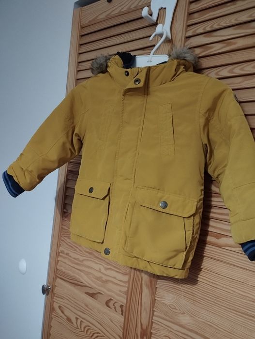 Kurtka zimowa parka dla chłopca rozmiar 98