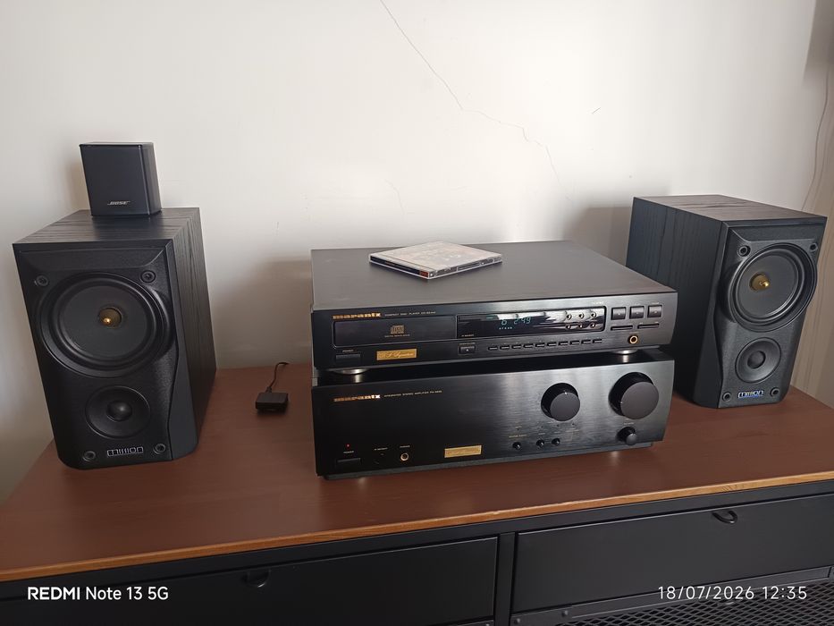 Conjunto Marantz e Mission