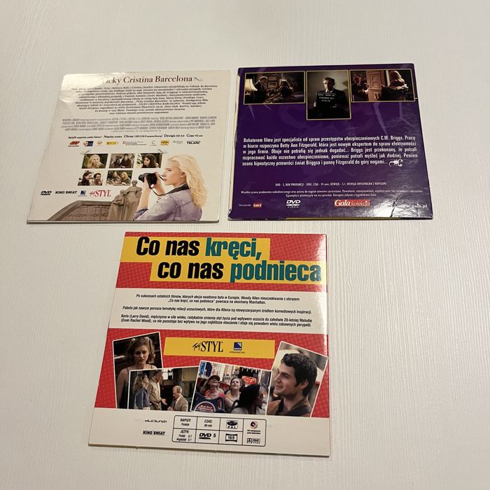 Zestaw 3 filmów DVD Woody’ego Allena