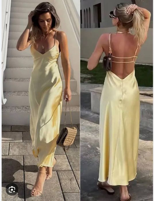Бузкова сукня Zara розмір ХС