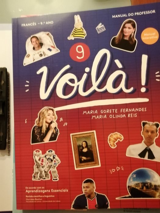 Voilà! 9 - Francês 9.º ano Caderno A + Recursos professor. NOVO!!*