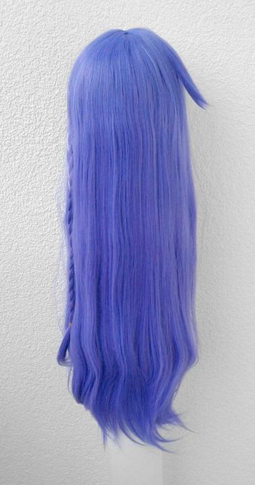 Petunia Happy Tree Friends peruka niebieska z grzywką cosplay wig