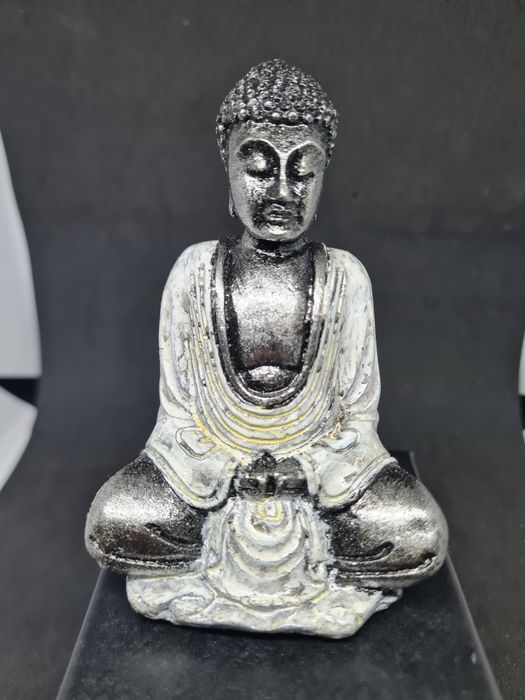 Buda da meditação- cores mistas (prateado)