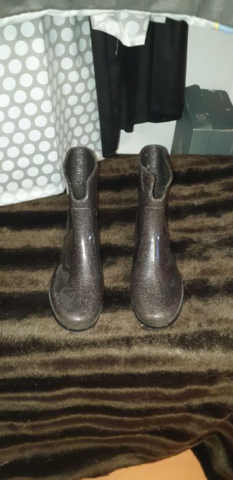 Galochas com purpurinas