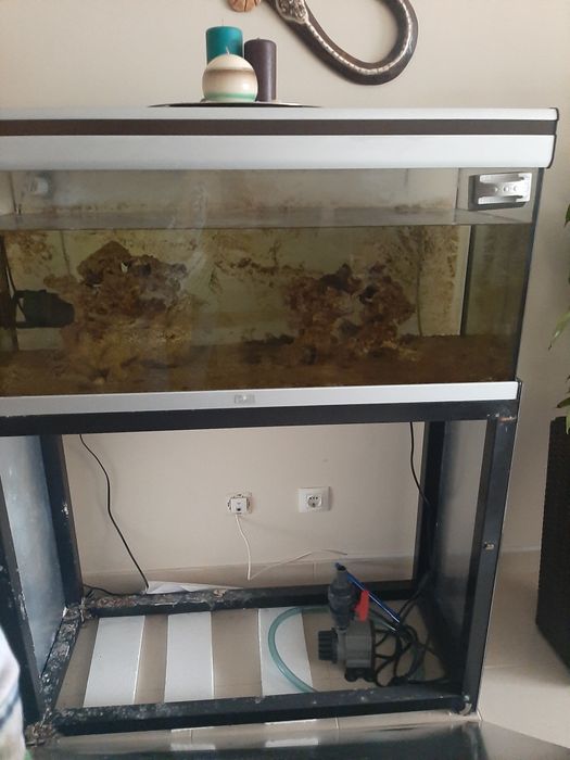 Aquario 100L com estrutura galvanizada