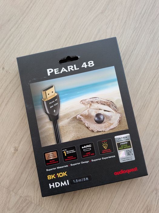 Cabo HDMI AudioQuest Pearl 48 – 1,5m (Como Novo)
