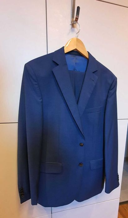 Garnitur Bytom Trani BH1-01-33A  100% Wełna S. 120s kolor granatowy