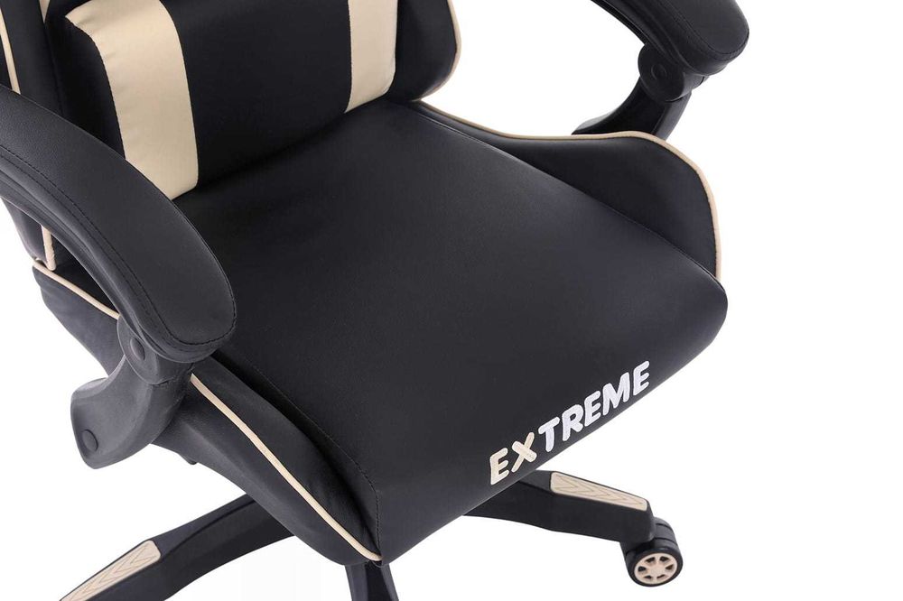 Stylowy Fotel Gamingowy dla Gracza Extreme ENZO Beżowy