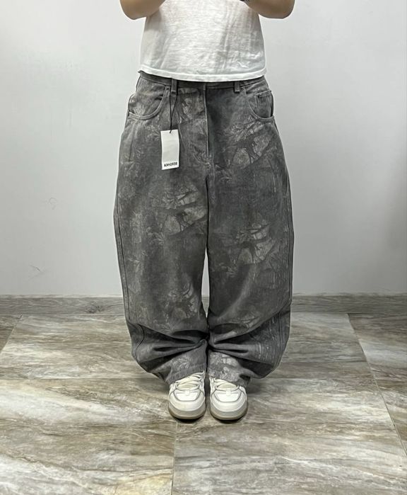 Нові широкі камо джинси Baggy rap camo jeans pants realtree широкие джинсы штаны бегги Jaded