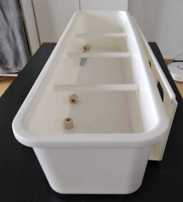 Caixa c/sistema deslizante para arrumação (Variera/ikea)