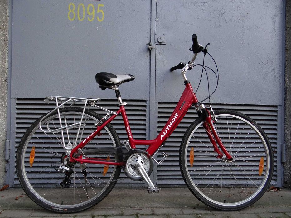 Rower AUTHOR Seance trekkingowy turystyczny damski czerwony 28"