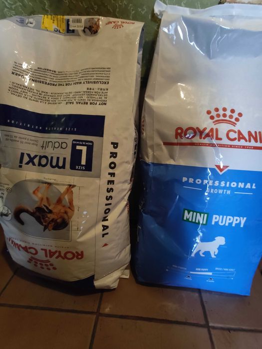 Royal canin: Maxi Puppy - 20kg, Mini starter, Giant Starter - 20кг