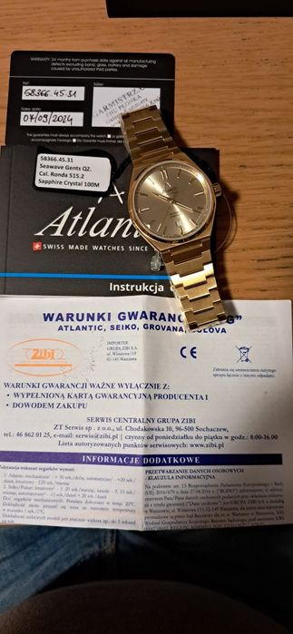 Zegarek męski Atlantic saphir