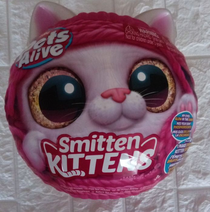 Оригінал pet shop surprise pets alive smitten kittens пет кот zuru