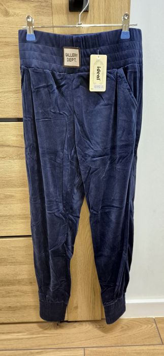 Spodnie dresowe welurowe L/XL