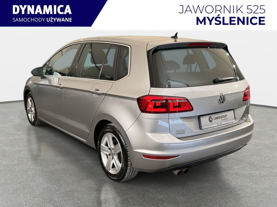 Volkswagen Golf Sportsvan Highline 1.4TSI 125KM DSG 2016 r., salon PL, serwisowany, kpl. opon