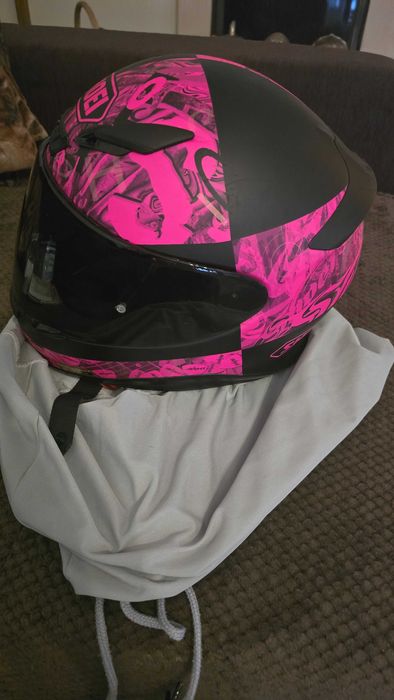 Capacete Shoei NXR Boogaloo Tc7 Matt Black Pink - S