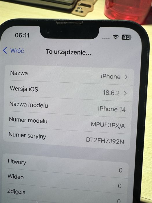 Iphone 14 stan bardzo dobry