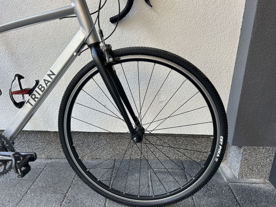 Rower szosowy fitness Triban RC100  M Claris gravel allroad road+