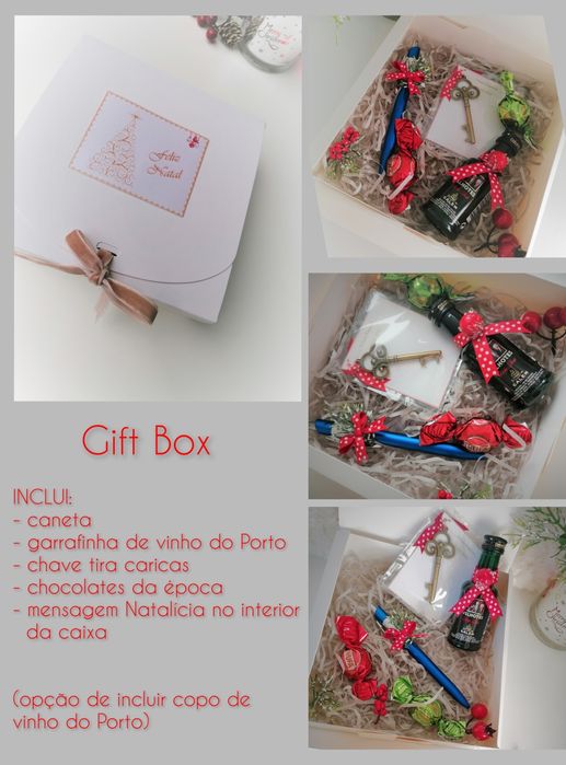 Caixas presente Natal e Aniversário