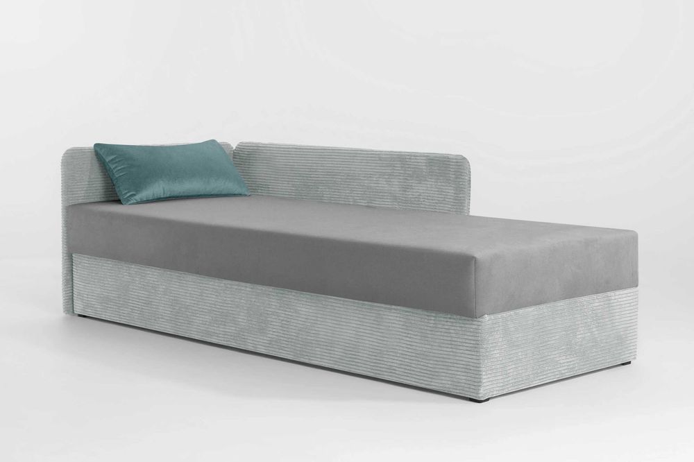 Tapczan OPEN 85X194 cm z pojemnikiem nowy okazja rabat 45%
