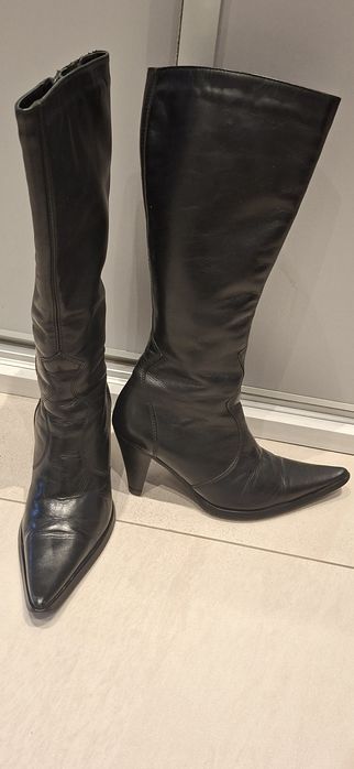 Kozaki skórzane lasocki