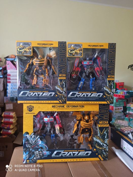 Набір маска і трансформер Оптімус Прайм і Бамблбі робот Бамблби набор