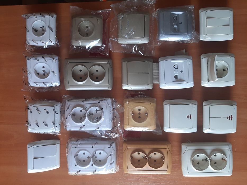 Продам розетки и выключатели VIKO+Almera. Недорого.