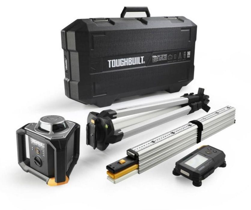 Ротаційний лазер ToughBuilt TB-H2S4-LL-M150-R1 з приймачем 150м