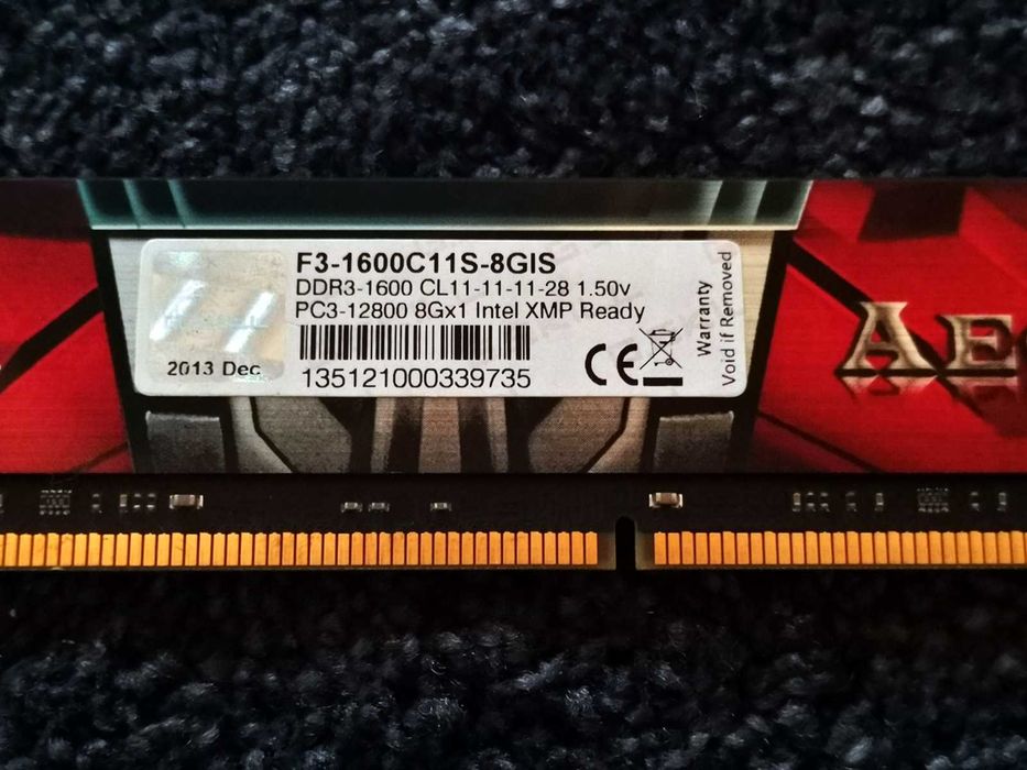 DDR3 8GB G.SkiLL AEgis 12800 -Komputer