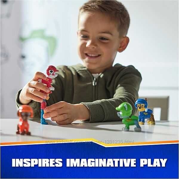 Набір фігурок Щенячий патруль Відважна команда з 7 фігурок Paw Patrol