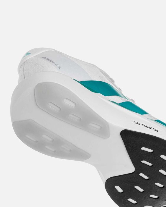 Чоловічі кросівки Adidas Adizero Evo SL "White/Green" Розміри 41-45