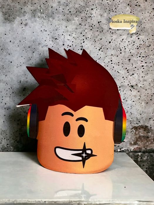 Topper Roblox- postacie, ozdoba na tort