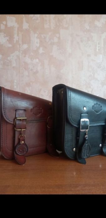 Мото кофры из кожи