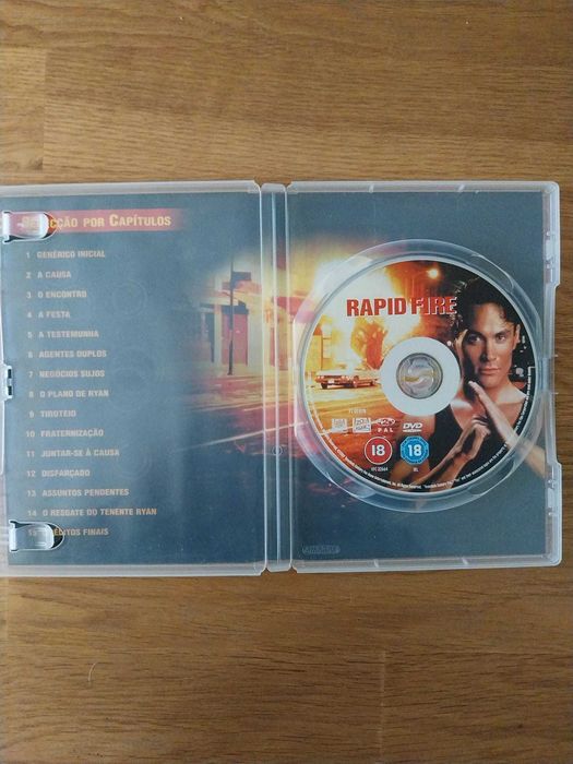 Pack original filmes Fogo Rápido e  Corvo Cidade Anjos