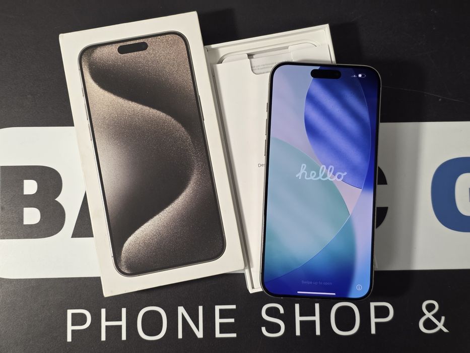 Sklep ladny Apple Iphone 15 Pro Max 256gb natural bateria 85%